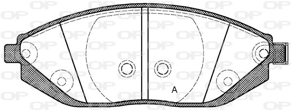 OPEN PARTS Jarrupala, levyjarru BPA1472.02